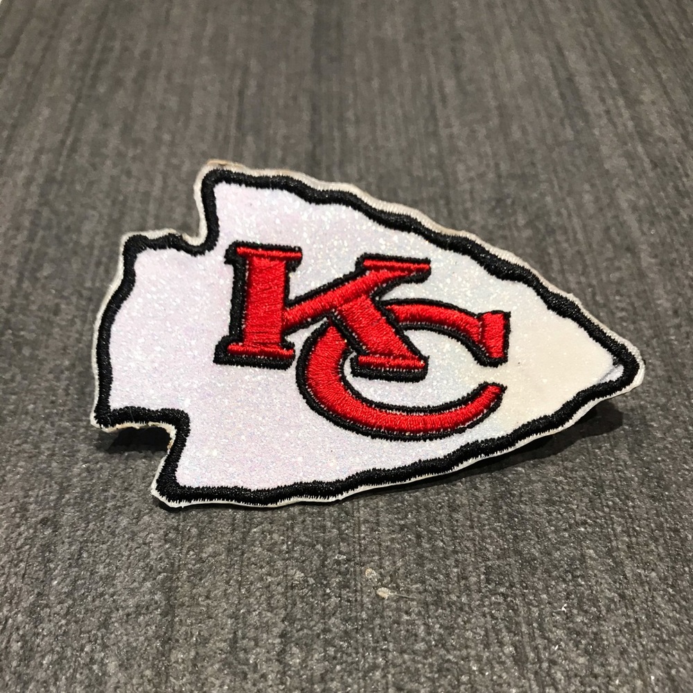 Kansas City Chiefs Glittery Patch